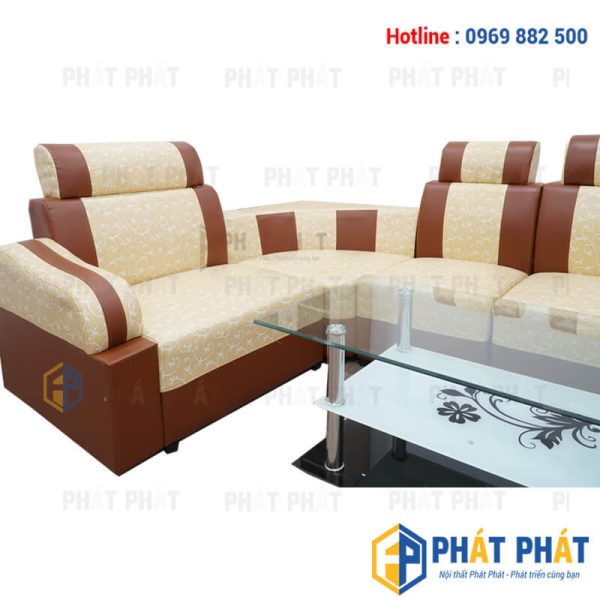 Alternative view of Sofa Góc Da SFG03