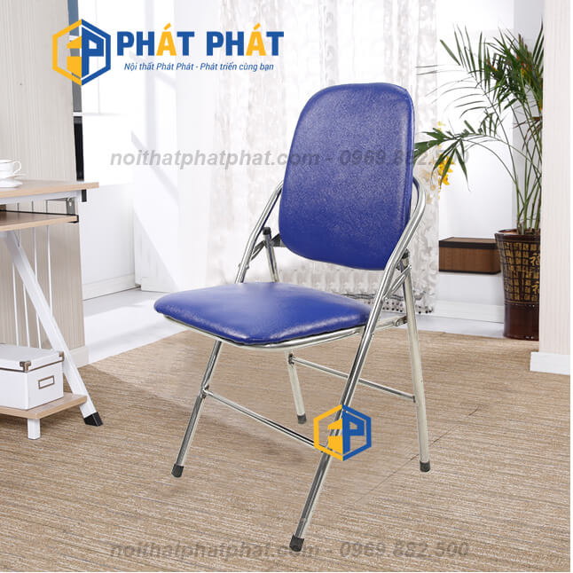 Ghế gấp văn phòng Sự lựa chọn hoàn hảo cho không gian làm việc hiện đại 1 Ghế Gấp Inox Lưng Dài G04