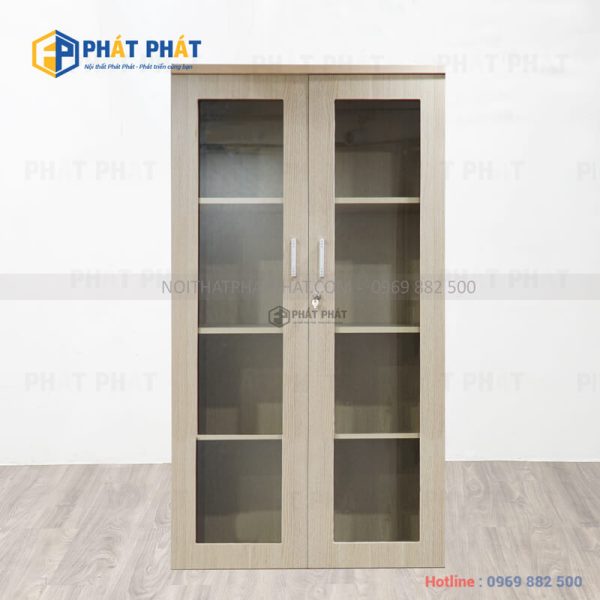 Tủ Tài Liệu 2 Cánh Kính TLK2