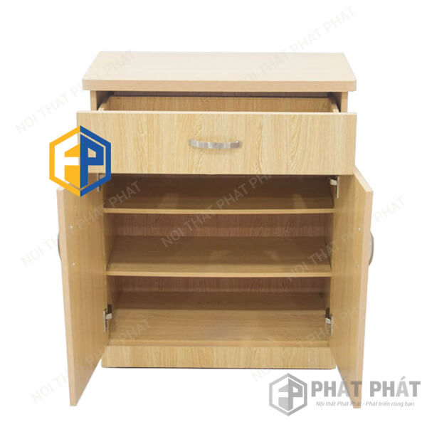 Tủ Giày Gỗ Công Nghiệp 2 Cánh TGN02