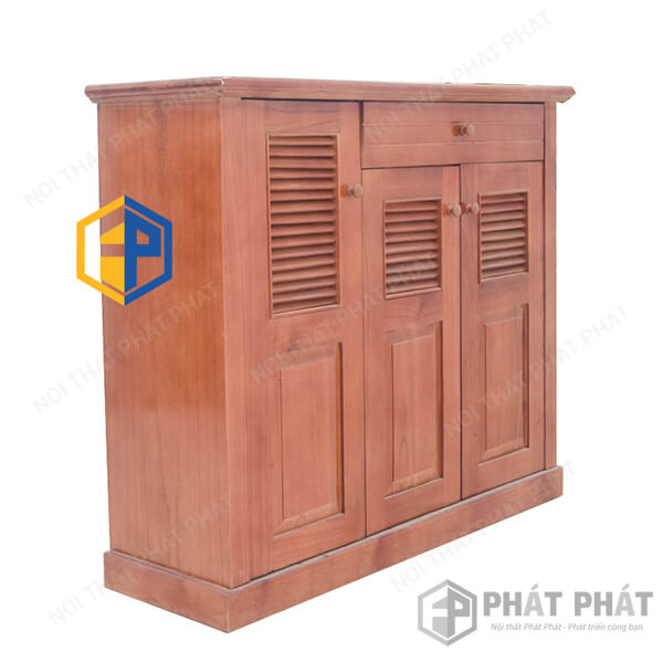 Tủ Giày Xoan Ta 3 Cánh TGX03