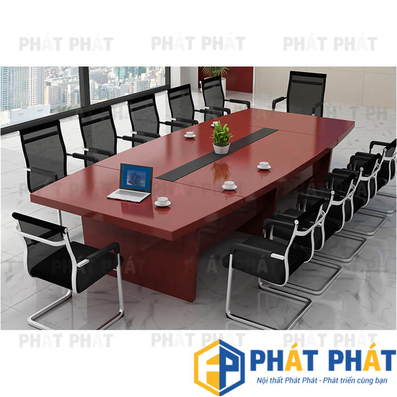 Lưu ý những kinh nghiệm mua ghế họp chân quỳ cho phòng họp 6 Bàn Họp 3m2 BHU02