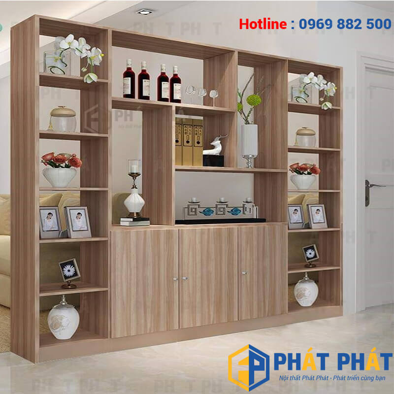 Kệ tủ gỗ 2m KTG08 3 Kệ tủ gỗ 2m KTG08
