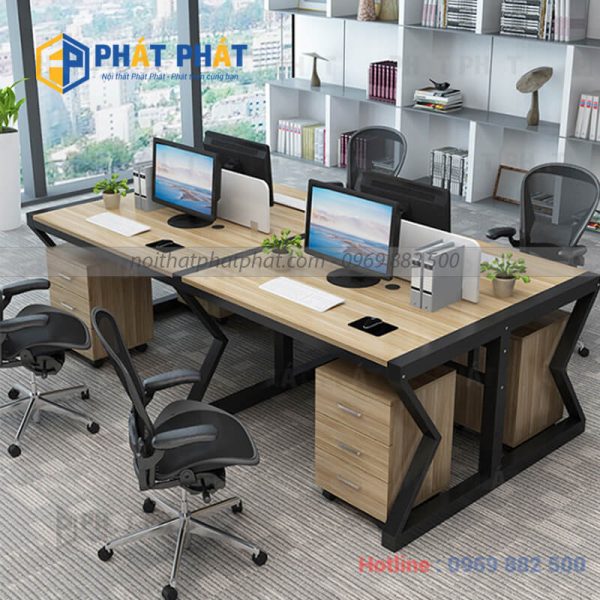 Cụm bàn làm việc 4 người KB04