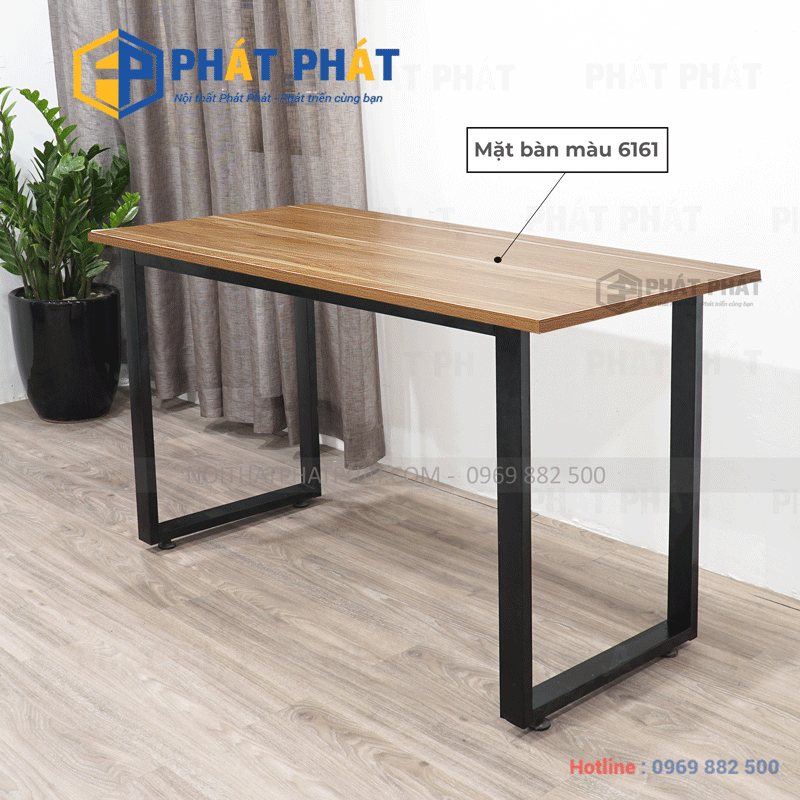 +99 mẫu bàn văn phòng khung sắt có tại Nội thất Phát Phát 1 anh dong ban chan sat giang den