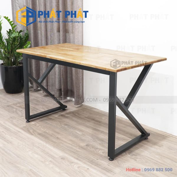 Bàn chân sắt chữ K mặt cao su BCK02