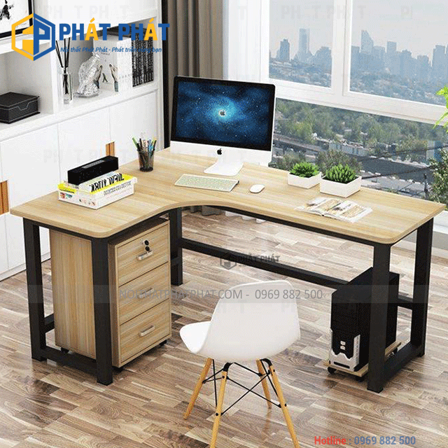 Trên 200 mẫu bàn làm việc chân sắt giá rẻ, đẹp, hiện đại tại nội thất Phát Phát 14 Trên 200 mẫu bàn làm việc chân sắt giá rẻ, đẹp, hiện đại tại Phát Phát - 1