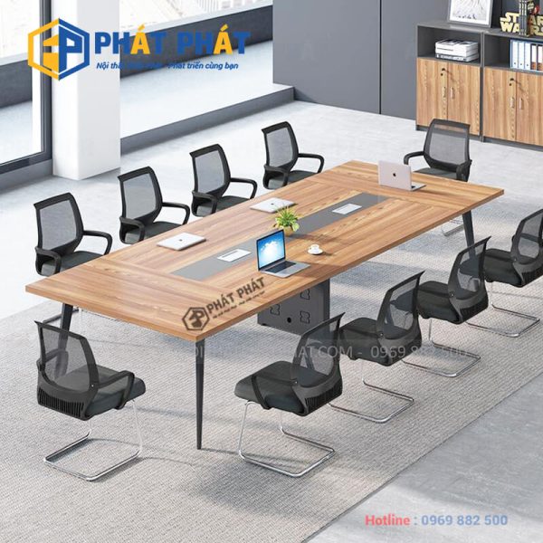 Bàn Họp Chân Sắt Cao Cấp 2m8 BHDI2812