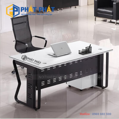 +99 mẫu bàn văn phòng khung sắt có tại Nội thất Phát Phát 4 +99 mẫu bàn văn phòng khung sắt có sẵn tại Phát Phát - 1