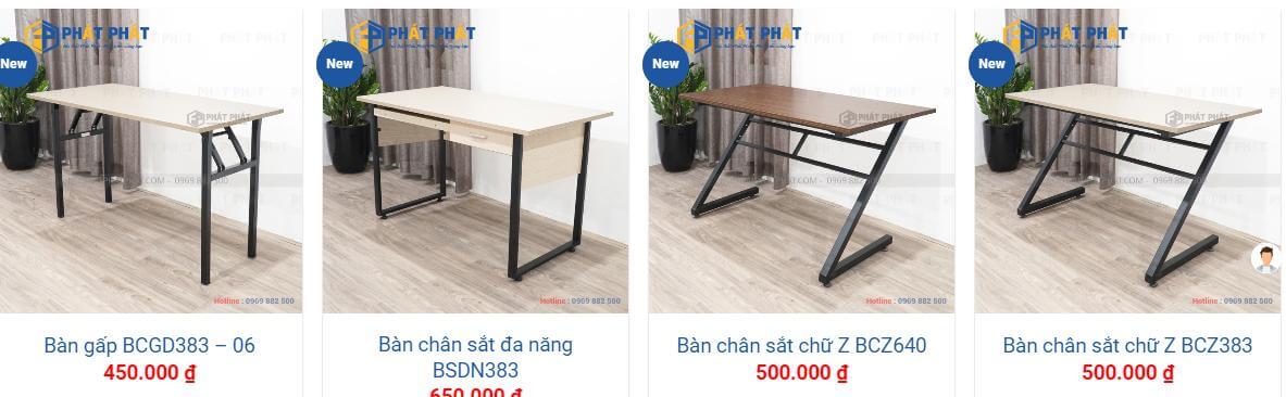 Mẫu bàn văn phòng 1m giá chỉ từ 330.000đ có sẵn tại Nội thất Phát Phát - 3