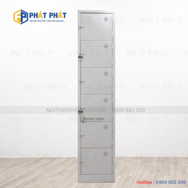 Tủ Sắt 1 cột 6 ô TLM06