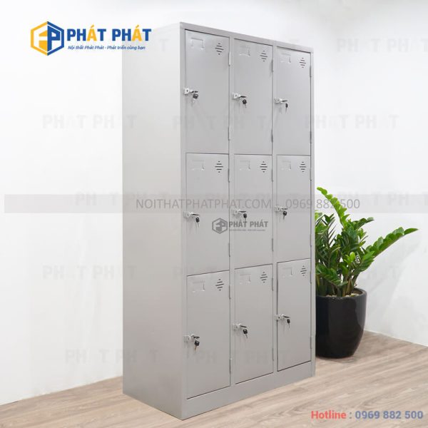 Tủ Sắt Locker 9 ngăn TLK9 7 tu locker 9 o tlk09