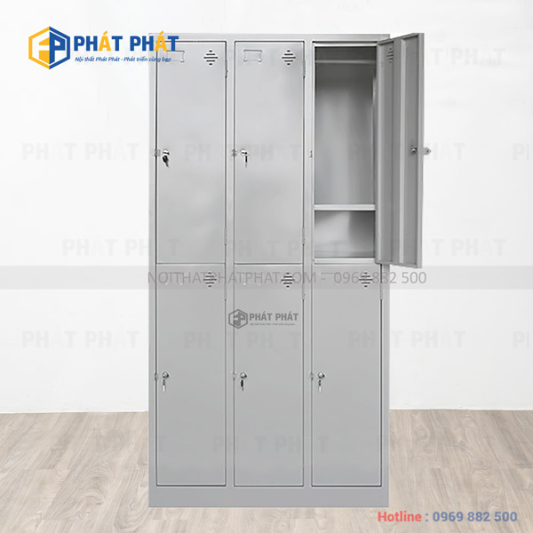 Tủ Sắt Locker 6 ngăn TLK06