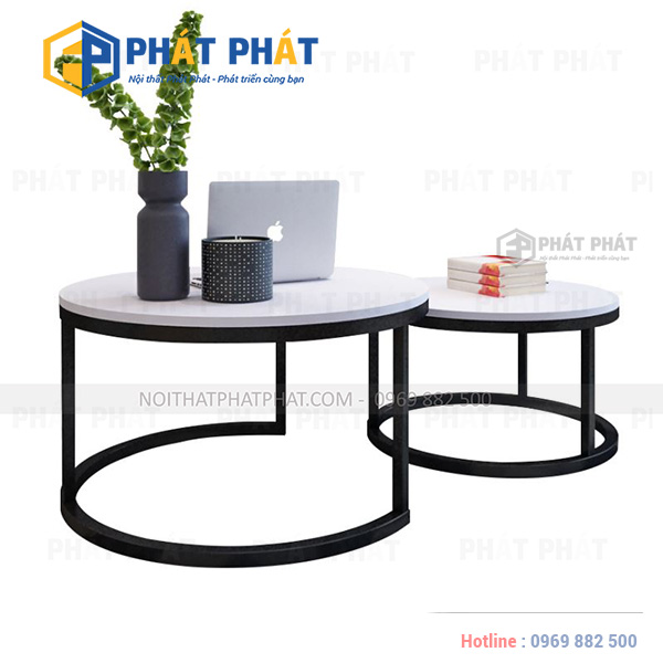 Bàn trà cặp tròn BTC03