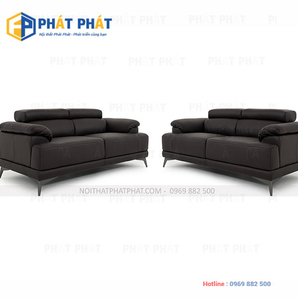 Sofa Da Cao Cấp Đối Diện SFDD02