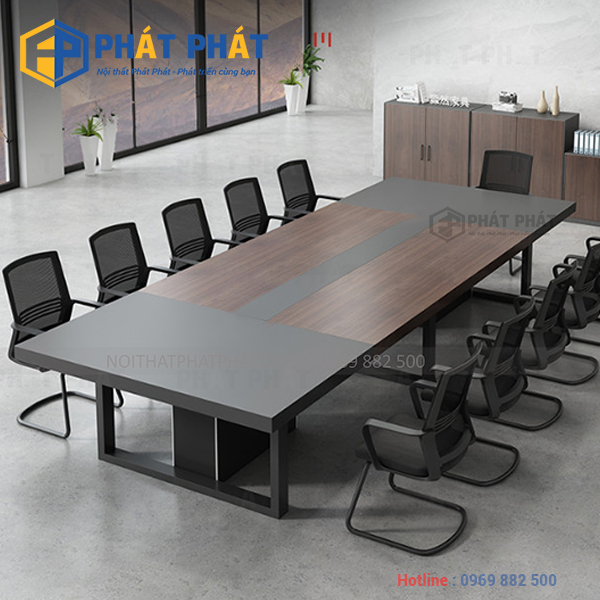 Bàn Họp Chân Sắt Cao Cấp BHM-02