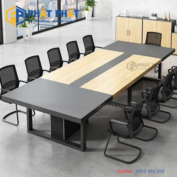 Bàn Họp Chân Sắt Cao Cấp BHM-03