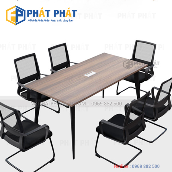Bàn Họp Chân Sắt Cao Cấp BHM-04