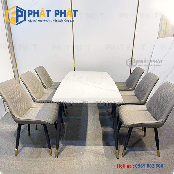 Bàn ăn nhập khẩu cao cấp 6 ghế BA-07