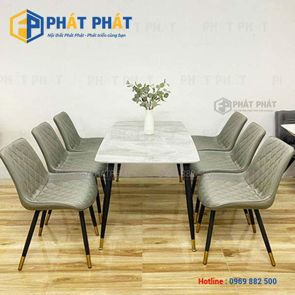 Bàn ăn nhập khẩu cao cấp 6 ghế BA-15