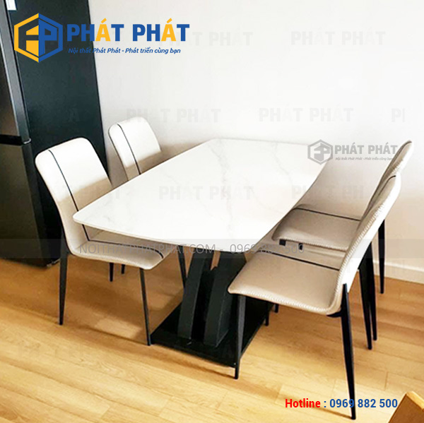 Bàn ăn nhập khẩu cao cấp 4 ghế BA-14