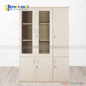 Tủ Văn Phòng Lựa Chọn Tối Ưu Cho Văn Phòng Đẹp và Giá Rẻ 4 tu go 3 canh phat phat TLV03G 600x600 1