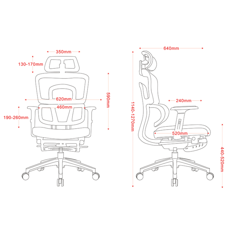 Ghế công thái học Ergonomic A2310 10 Ghế công thái học Ergonomic A2310 - Ảnh 8