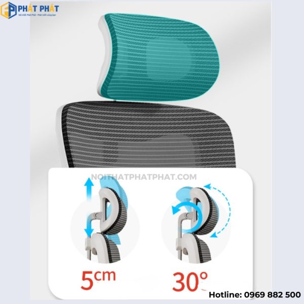 Ghế công thái học Ergonomic A418TX 10 ghe cong thai hoc 12