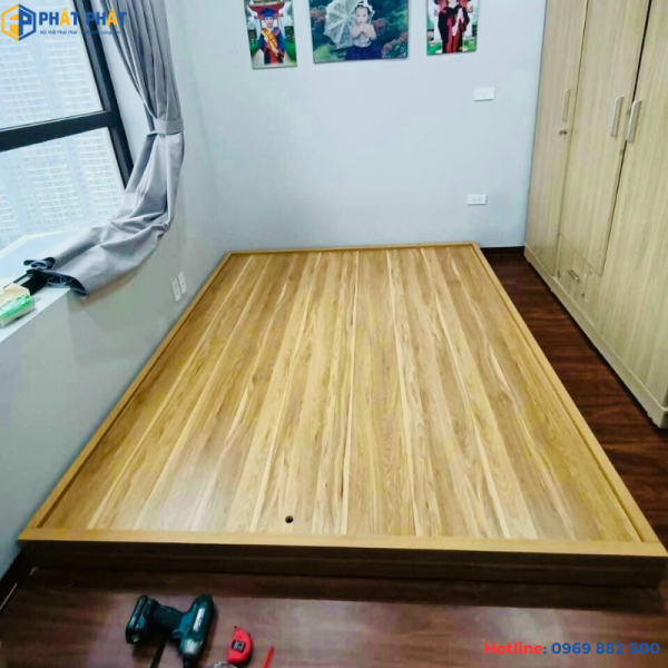 Giường gỗ 1m8 GG14