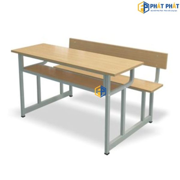 Bàn liền ghế học sinh có tựa BHS02