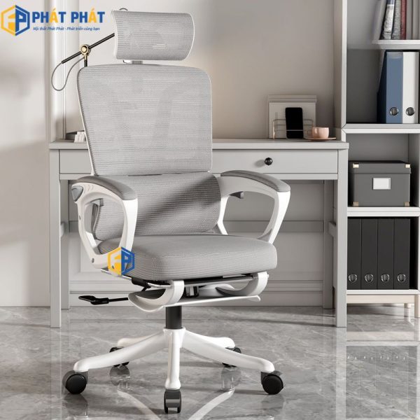 Ghế công thái học Ergonomic CTH607 có gác chân