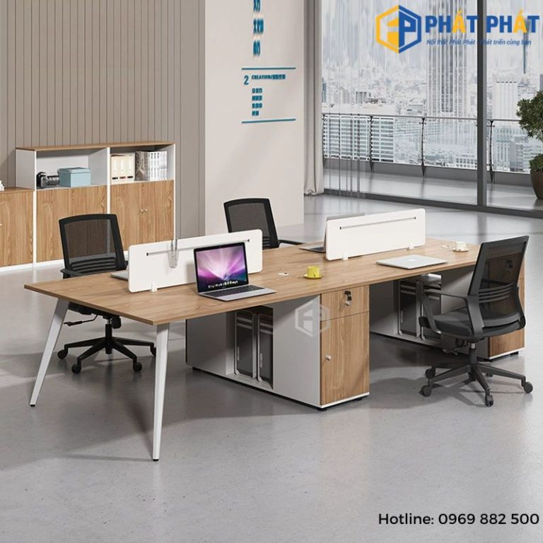 Cụm bàn làm việc 4 người CB2412